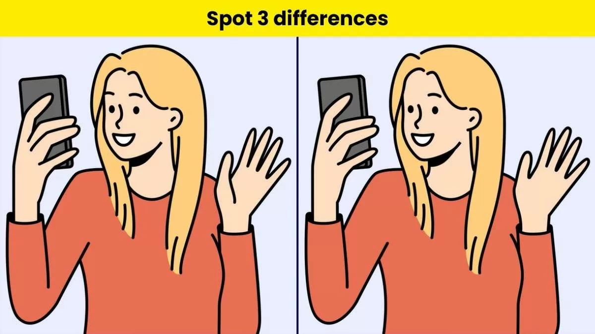 Spot 3 differences in 3 seconds. 