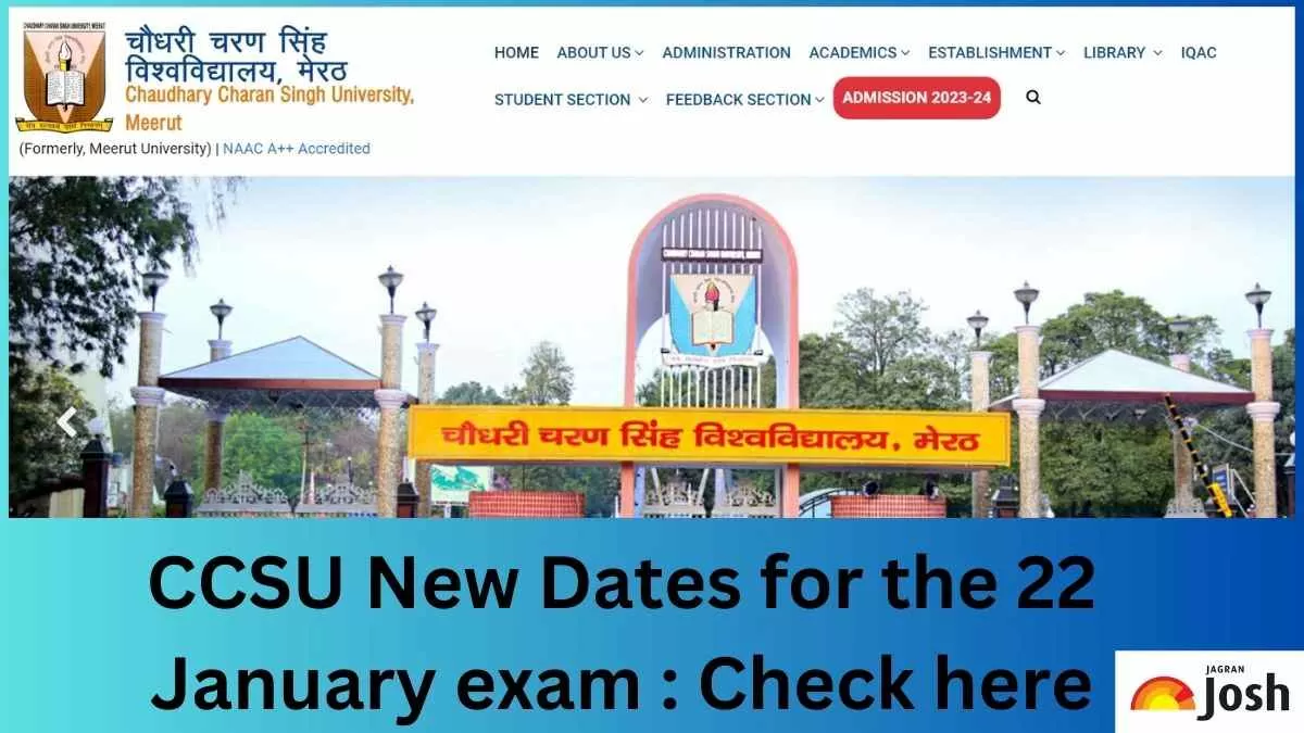 CCSU New Dates 2024, Check Revised Schedule of 22 January Exam