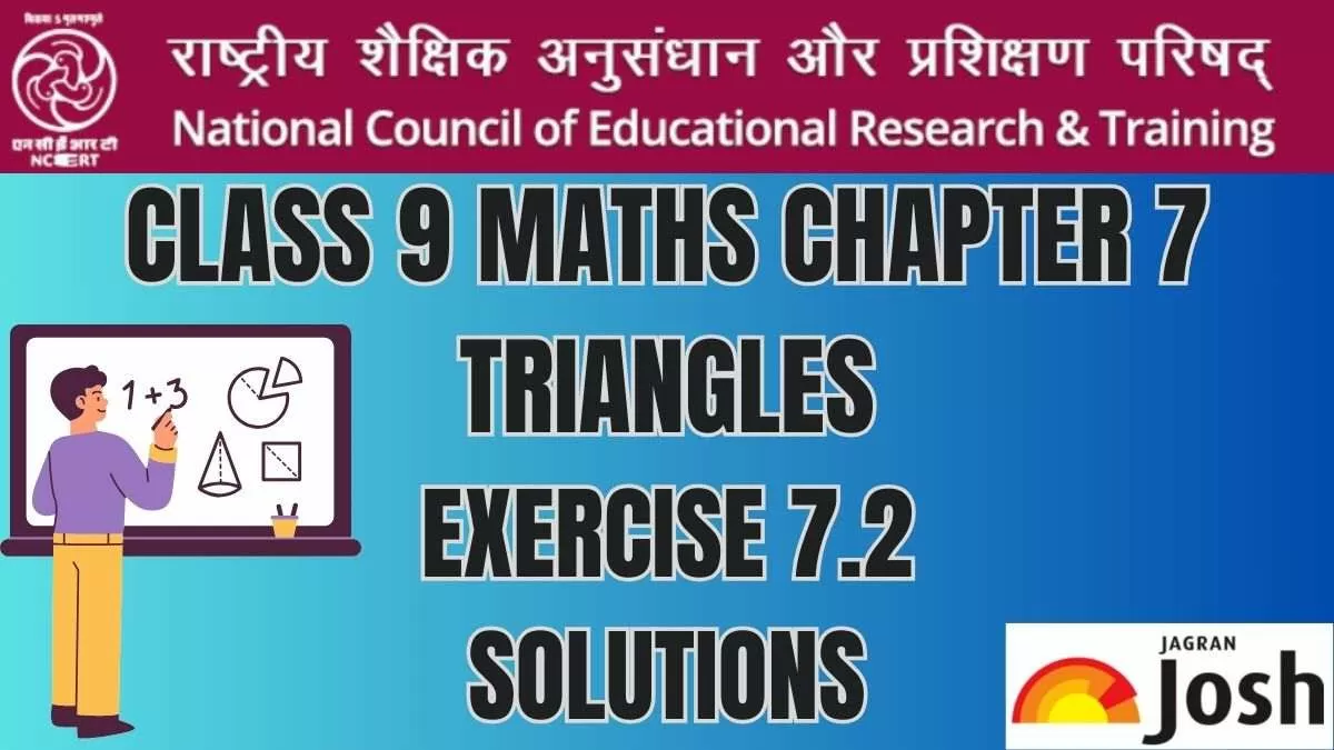 NCERT Solutions Class 9 Maths Chapter 7 Exercise 7.2 Triangles
