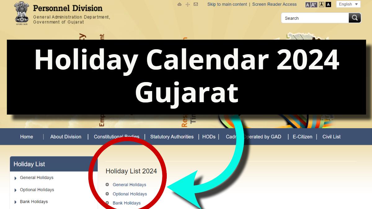 Gujarat School Holiday List 2024 Private and Government Schools