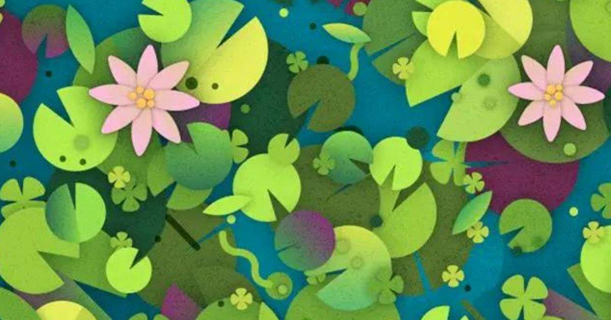Seek and find Puzzle to Determine How Smart You Are: Can You Spot the Hidden Turtle Among the Leaves in 17 Seconds? 