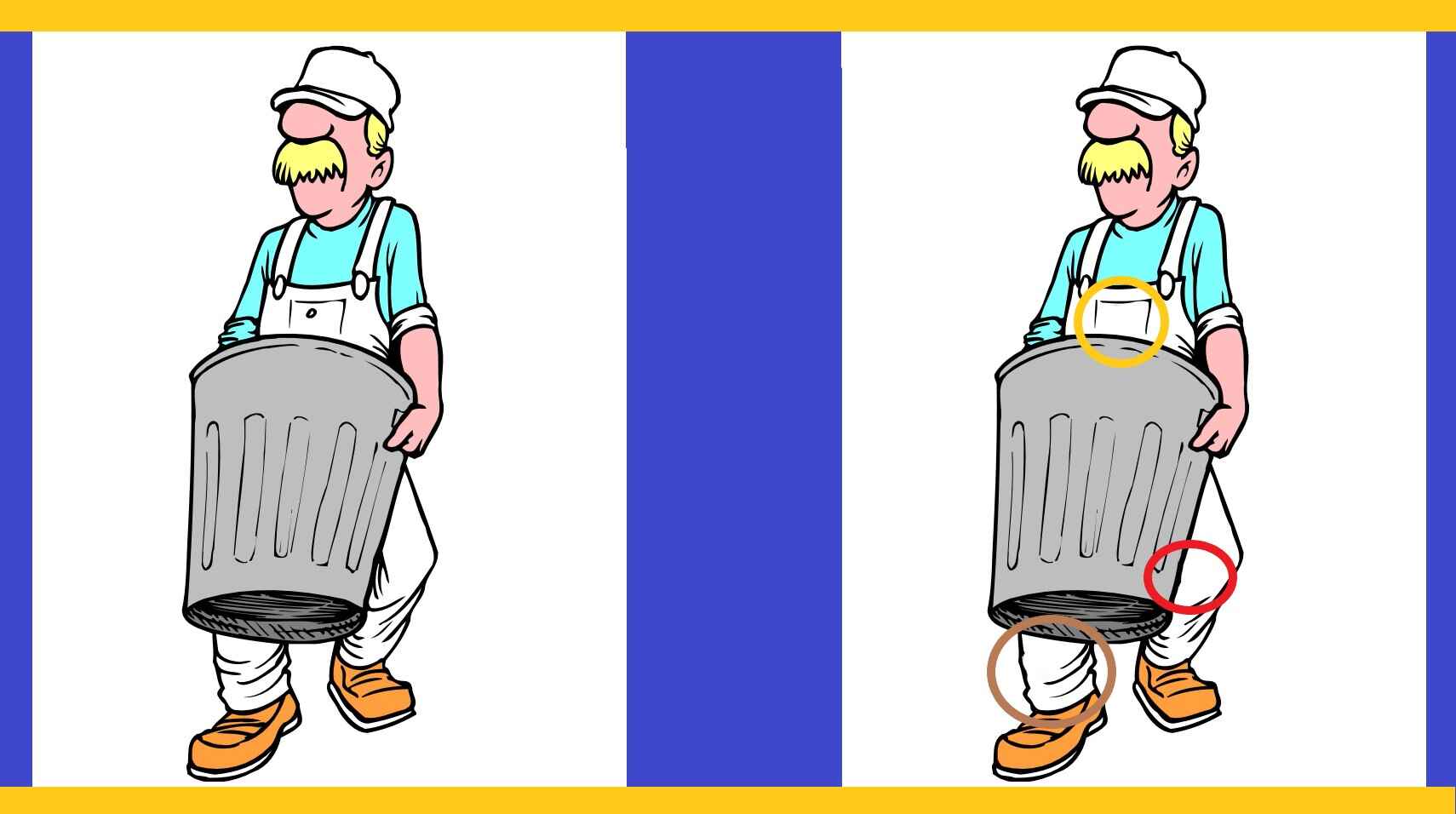 Spot 3 Differences Within 24 Seconds