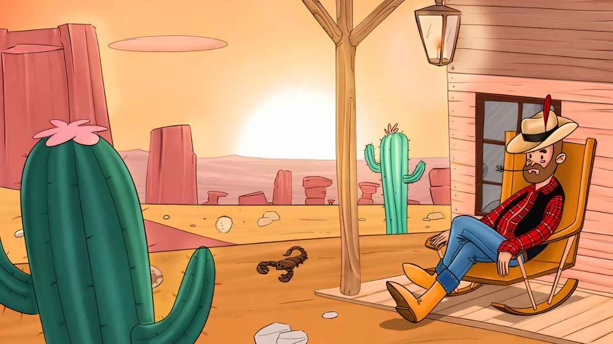 Optical Illusion IQ Test: Can you find the snake in the desert in 6 seconds?