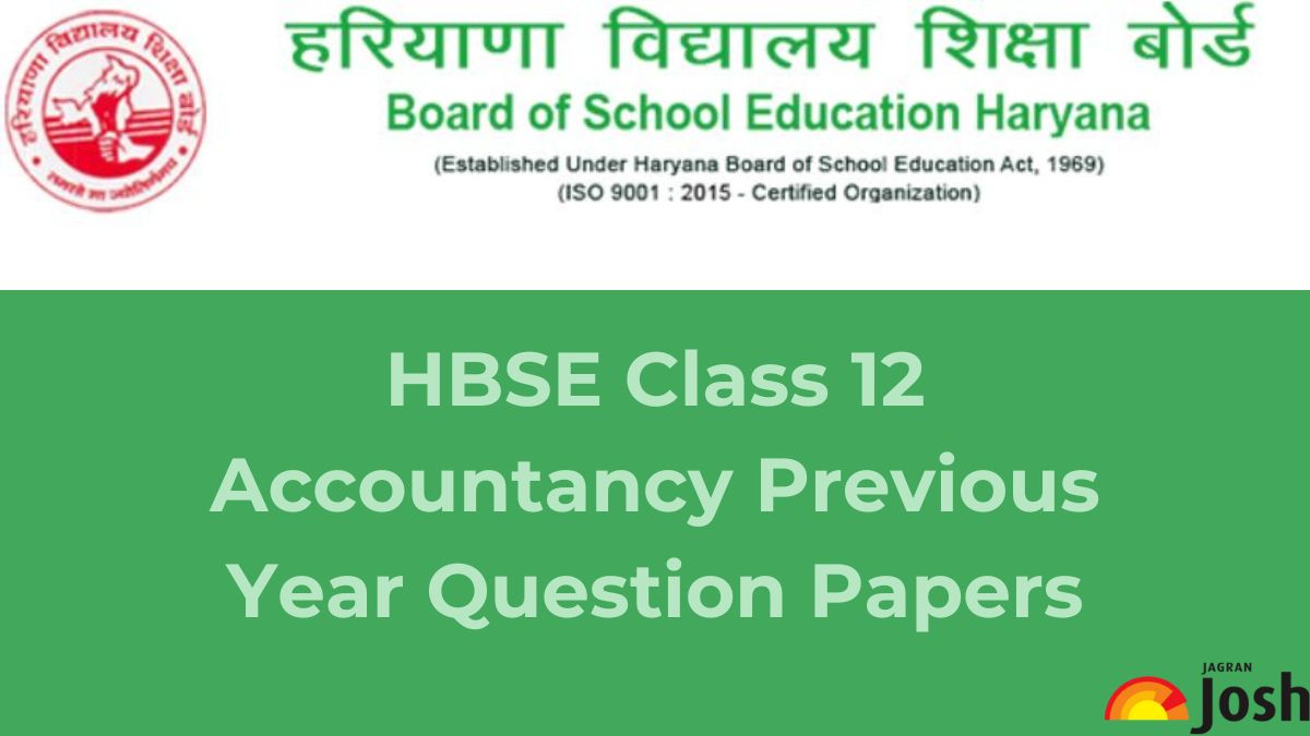 HBSE Accountancy Previous Year Question Paper Class 12 With Solution ...