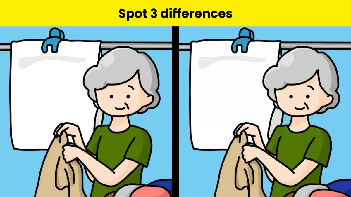 Spot 3 differences in 12 seconds