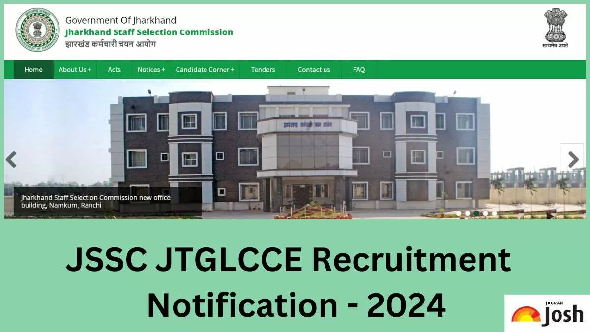 Check JSSC JTGLCCE Notification 2024 here