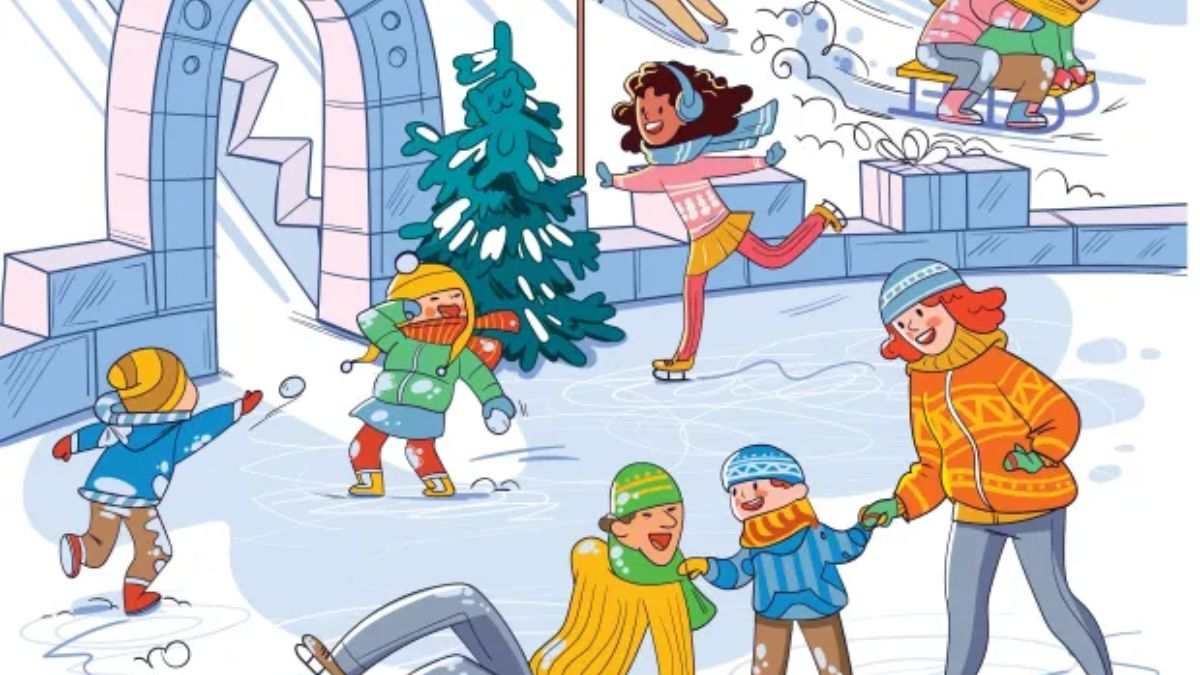 Use Your Sharp Vision To Spot A Gift In This Winter Scene In 8 Seconds!