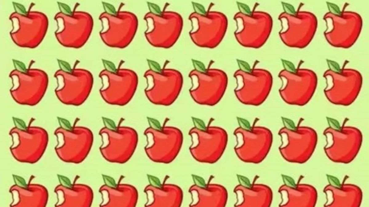 Can you spot the fake apple?