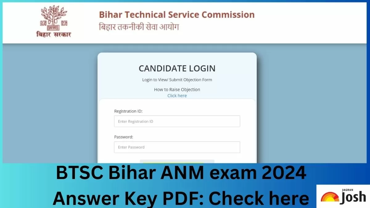 Bihar ANM Exam 2024 Answer Key Out At Btsc.bih.nic.in; Download ...