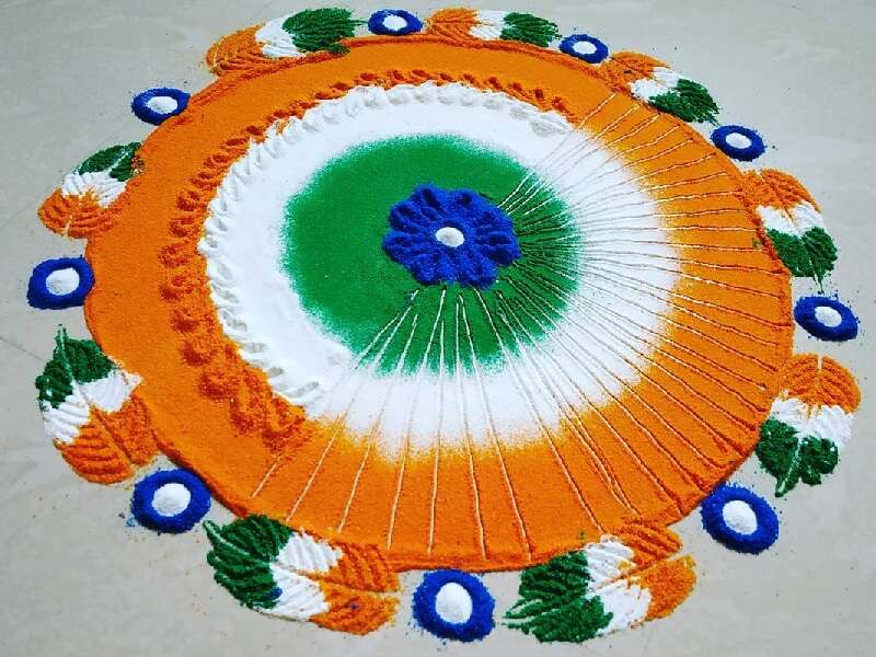 Republic Day Rangoli