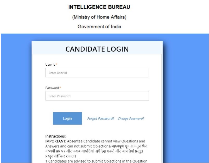 Here is the direct link to check ib acio answer key 2024