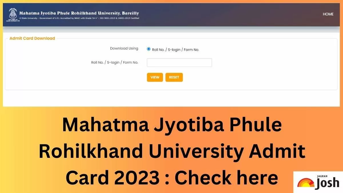 MJPRU Admit Card 2024 OUT at mjpruiums.in Direct Link to Download