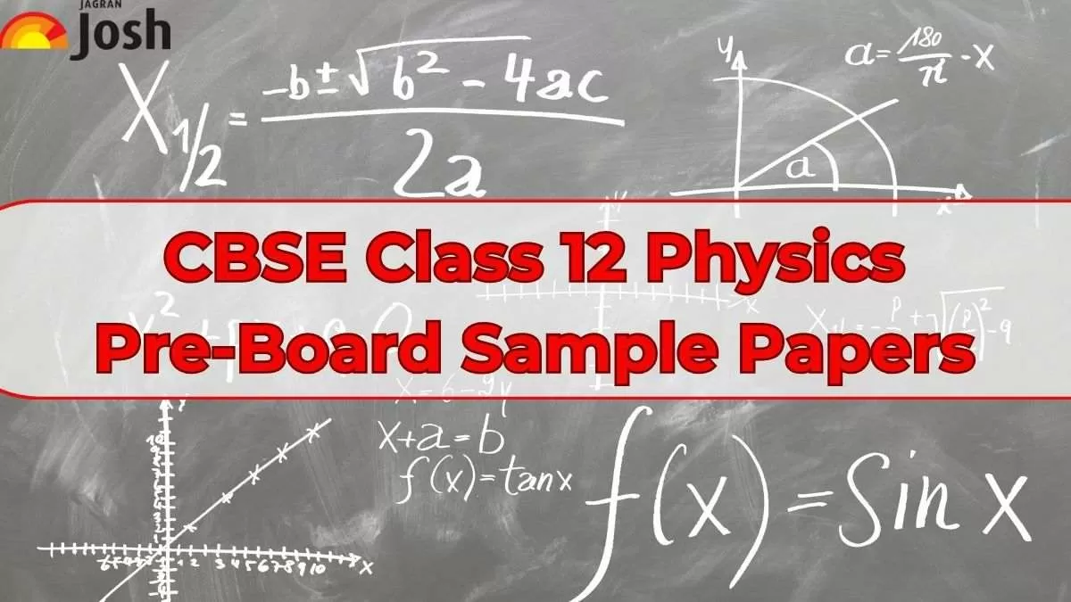 Find CBSE Class 12 Physics Pre Board Sample paper 2024 PDF Download link