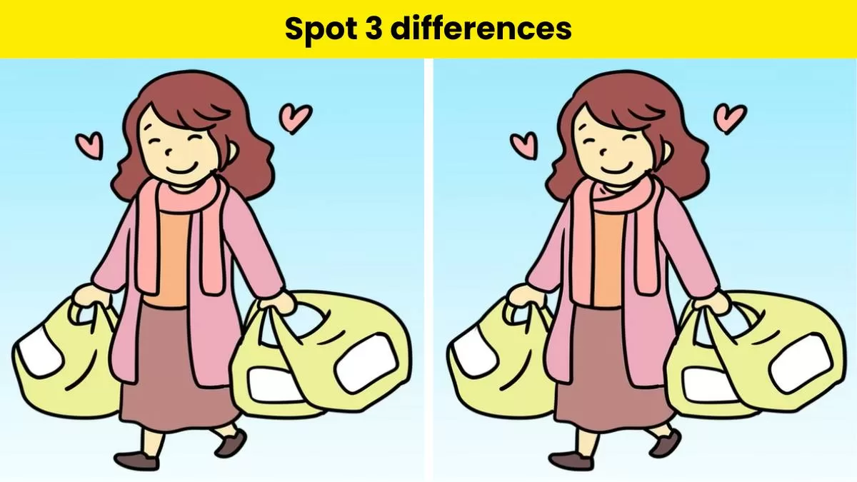 Spot 3 differences in 9 seconds