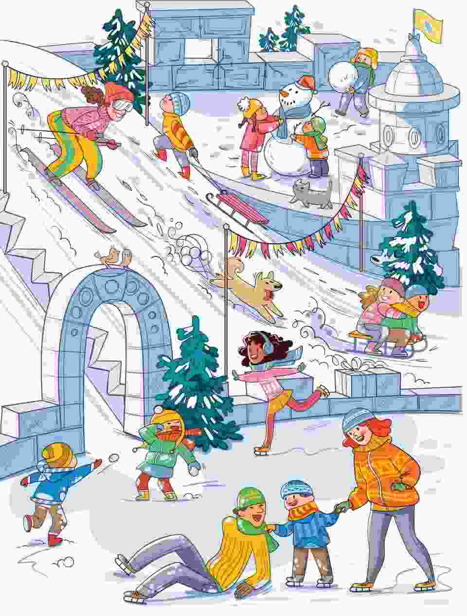 where is the ice cream hidden in the picture