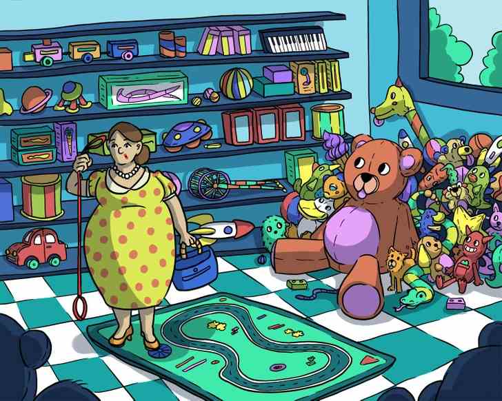 do you see a real dog here