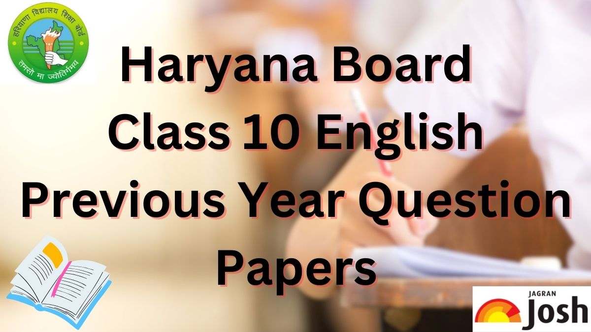 HBSE English Previous Year Question Paper Class 10 with Solution PDF ...