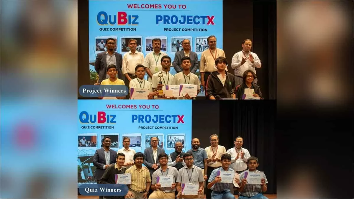 PSBB School - KK Nagar, Chennai & Pushpalatha Matric HSS, Tirunelveli bags the first place in the second edition of EduQuest - the Nation-Wide Quiz & Project Competition