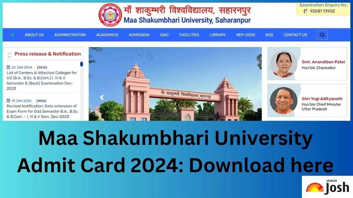 MSU Admit Card 2024 at msuniversity.ac.in; Direct Link to Download UG