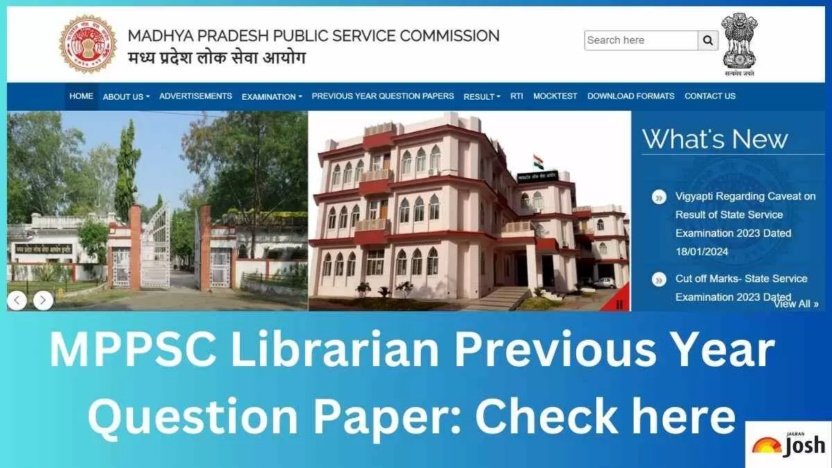 Download MPPSC Librarian previous year question paper PDF here.