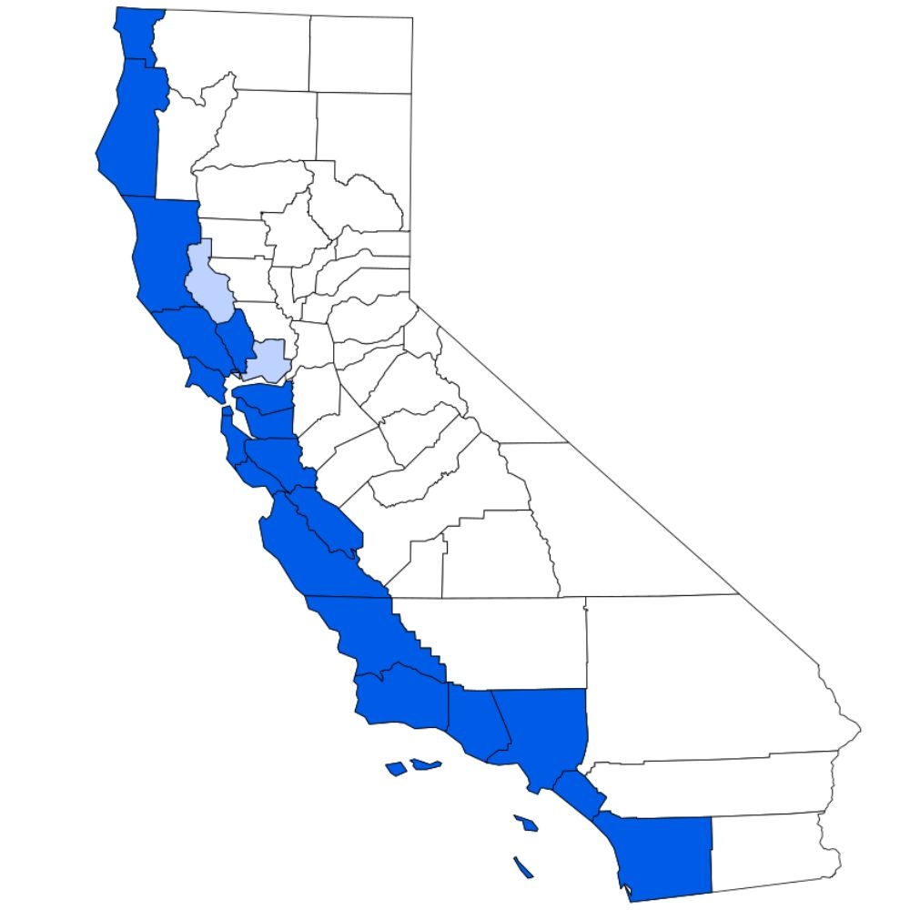 California Map: Official Image, Population and Other Important Details