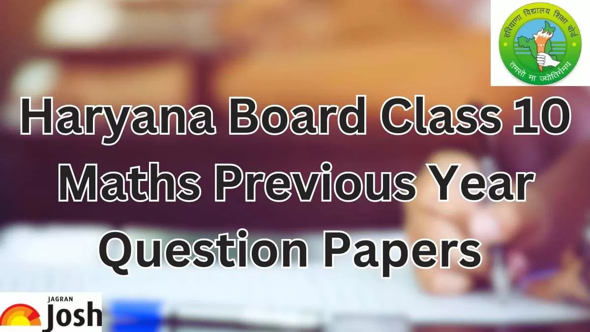HBSE Maths Previous Year Question Paper Class 10 with Solution PDF Download