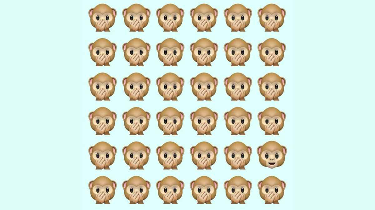 Optical Illusion: Find the different monkey in the picture in 3 seconds!