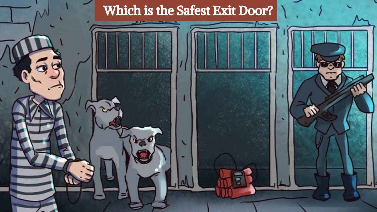 Genius IQ Test: Find the safest exit door in 7 seconds!
