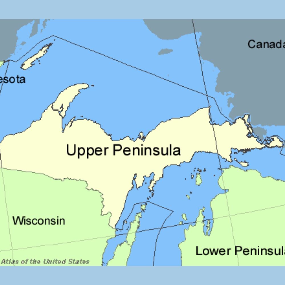 Michigan Map: Official Image, Population and Other Important Details