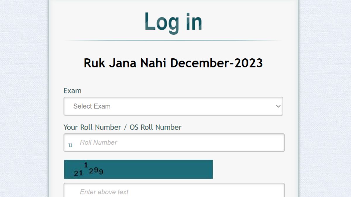 Ruk Jana Nahi Result 2023 December Out