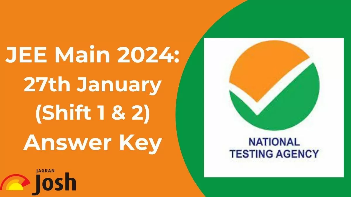 Get here JEE Main 2024 Answer key for 27th January