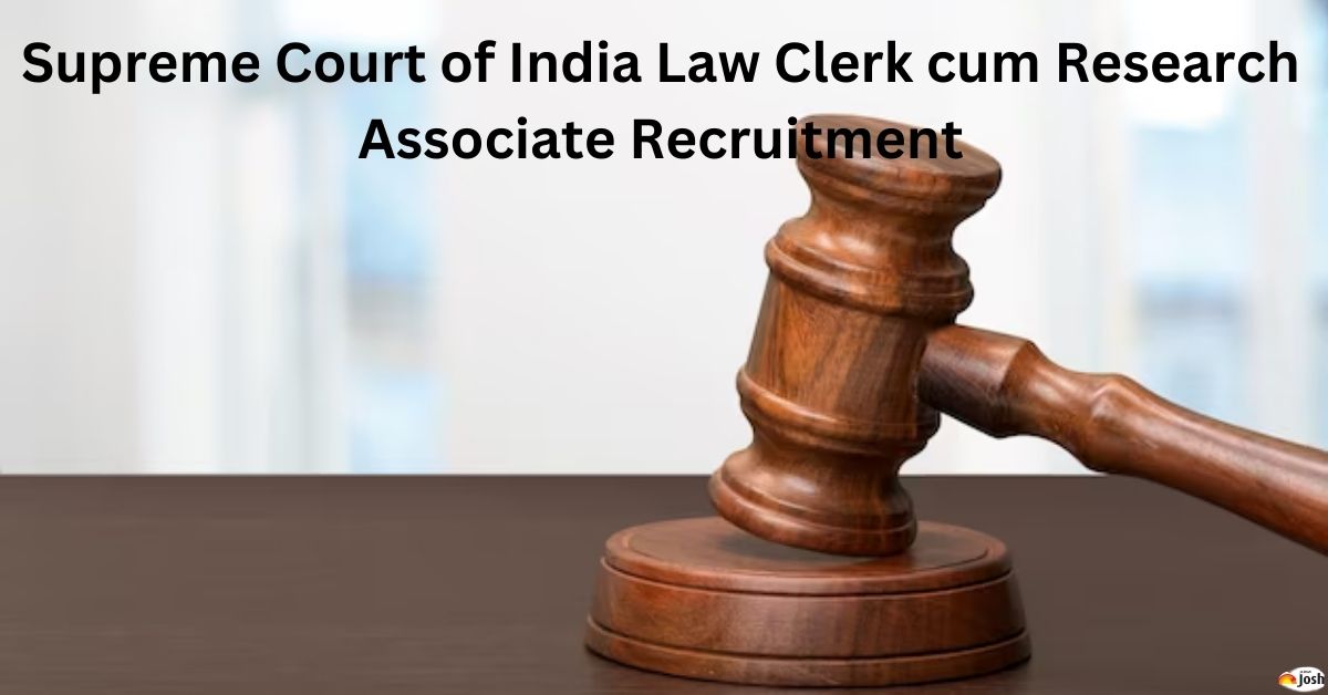 Supreme Court of India Recruitment 2024 Notification For 90 Law Clerk