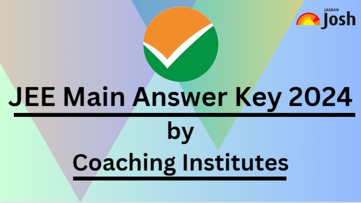 JEE Main Answer Key 2024 by Resonance Shift 1, 2 PDF Download