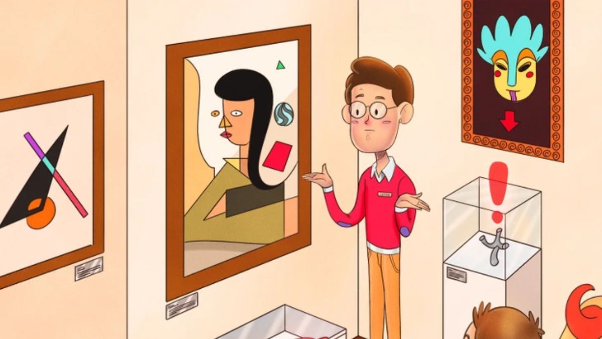 Illusion Vision Test: Can You Find The Lost Mask In The Museum In 8 Seconds?
