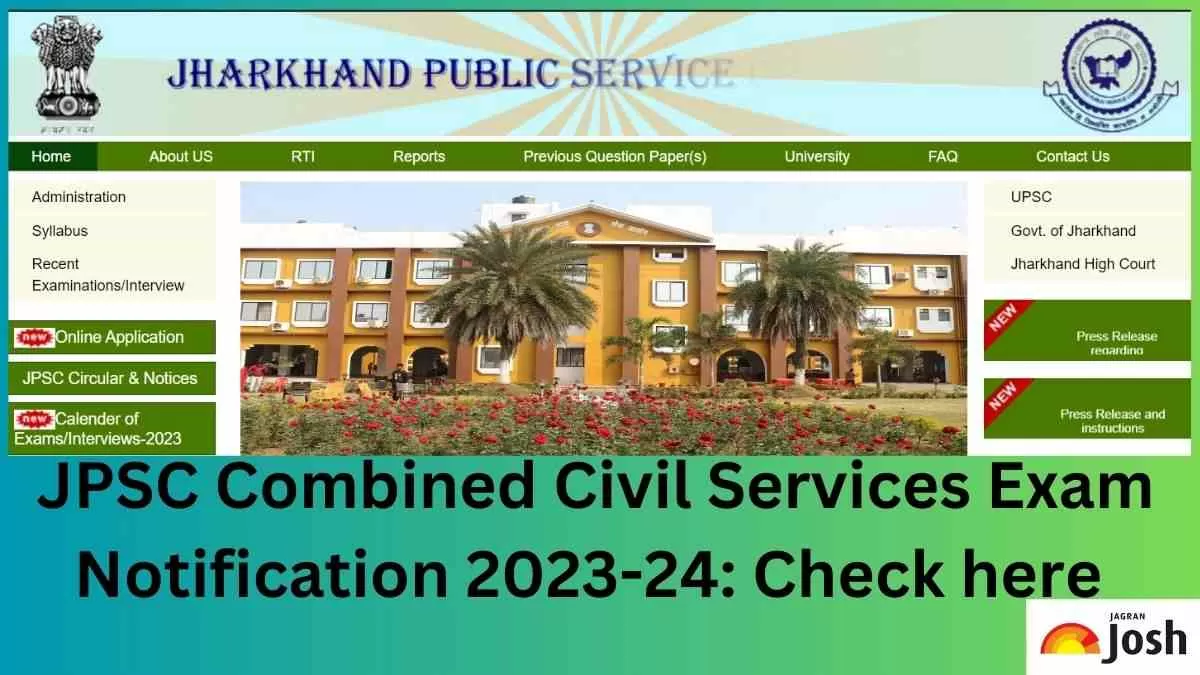 Check JPSC Civil Services Recruitment 2024Notification here
