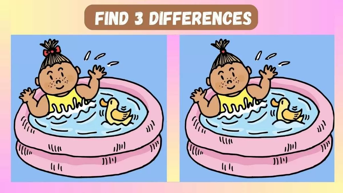 Spot 3 Differences Within 17 Seconds This Tiny Tot Picture