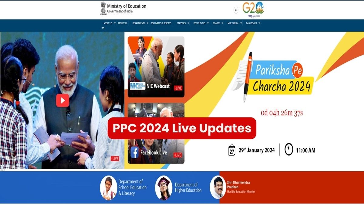 Pariksha Charcha 2024 LIVE PM Modi Addresses Exam Stress, Parental