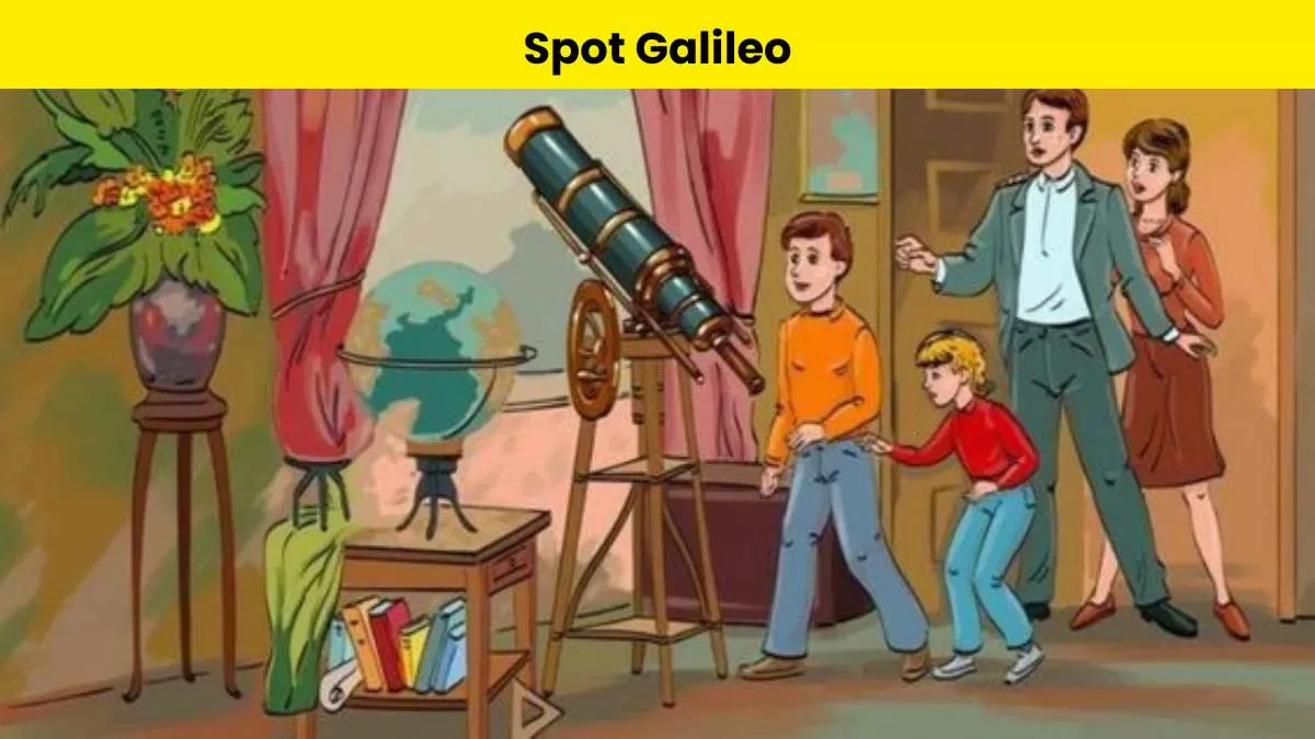 Can you spot Galileo in this brain teaser?                            