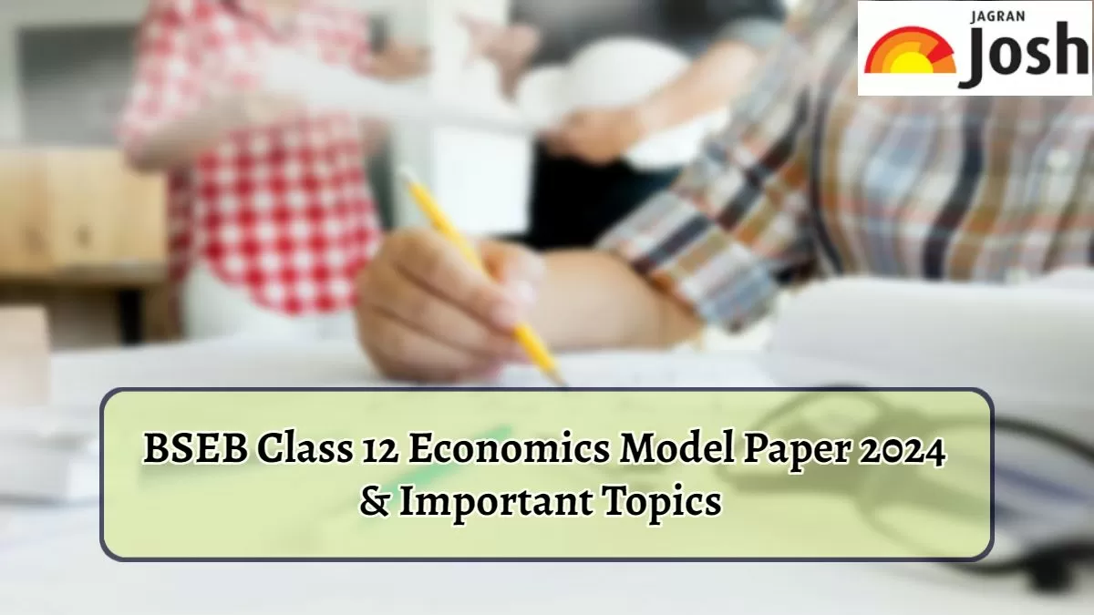 BSEB Class 12 Economics Model Paper 2024 PDF