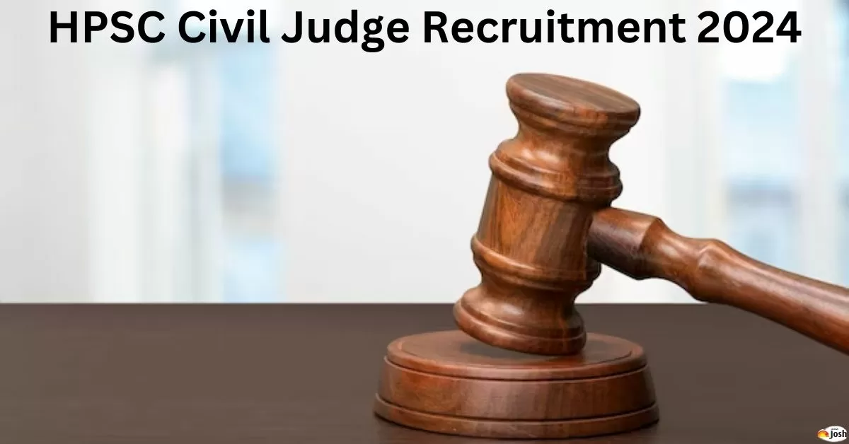 HPSC Civil Judge Recruitment Notification 2024