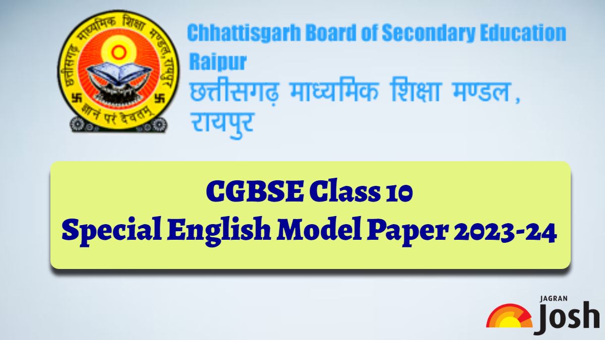 CGBSE 10th Special English Model Paper 2024: Download in PDF