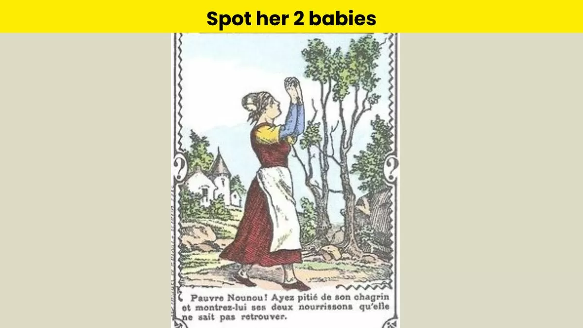 Find the woman’s 2 babies in 8 seconds