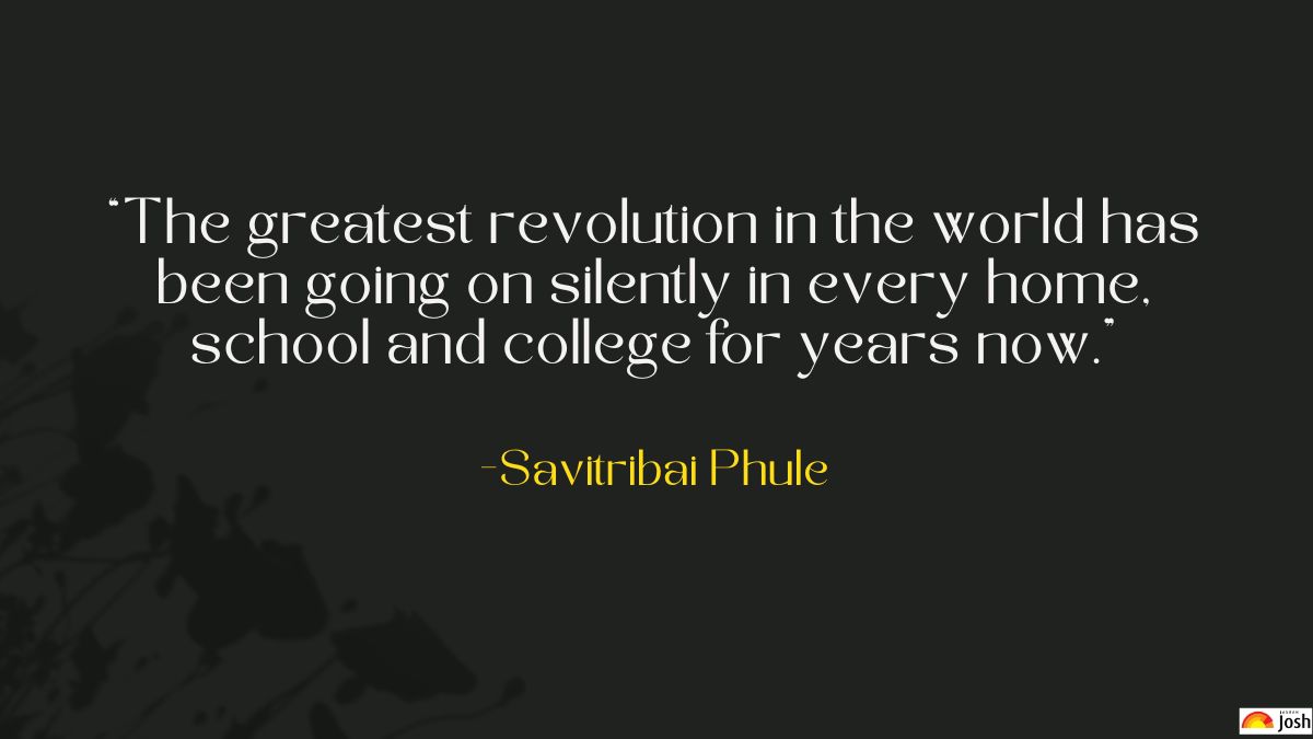 top savitribai phule quotes