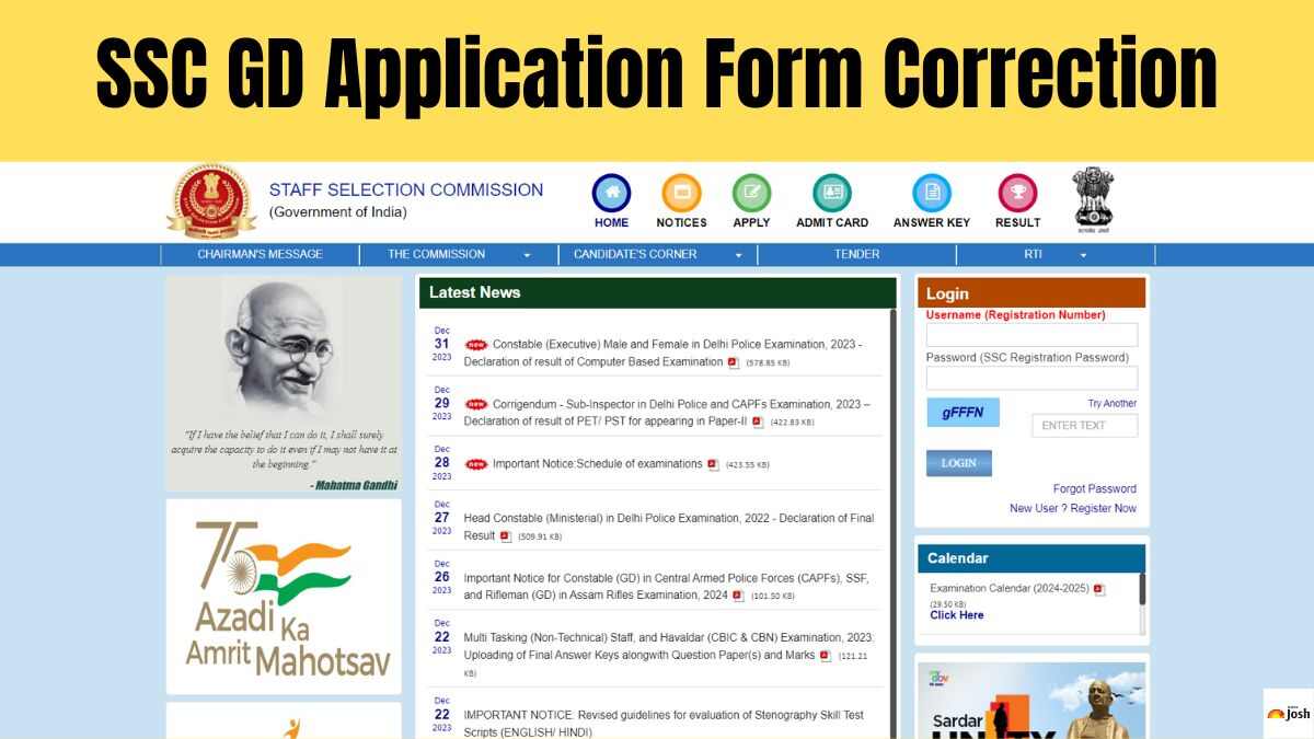 SSC GD 2024 Application Correction Closing Tomorrow; Steps to Rectify Form
