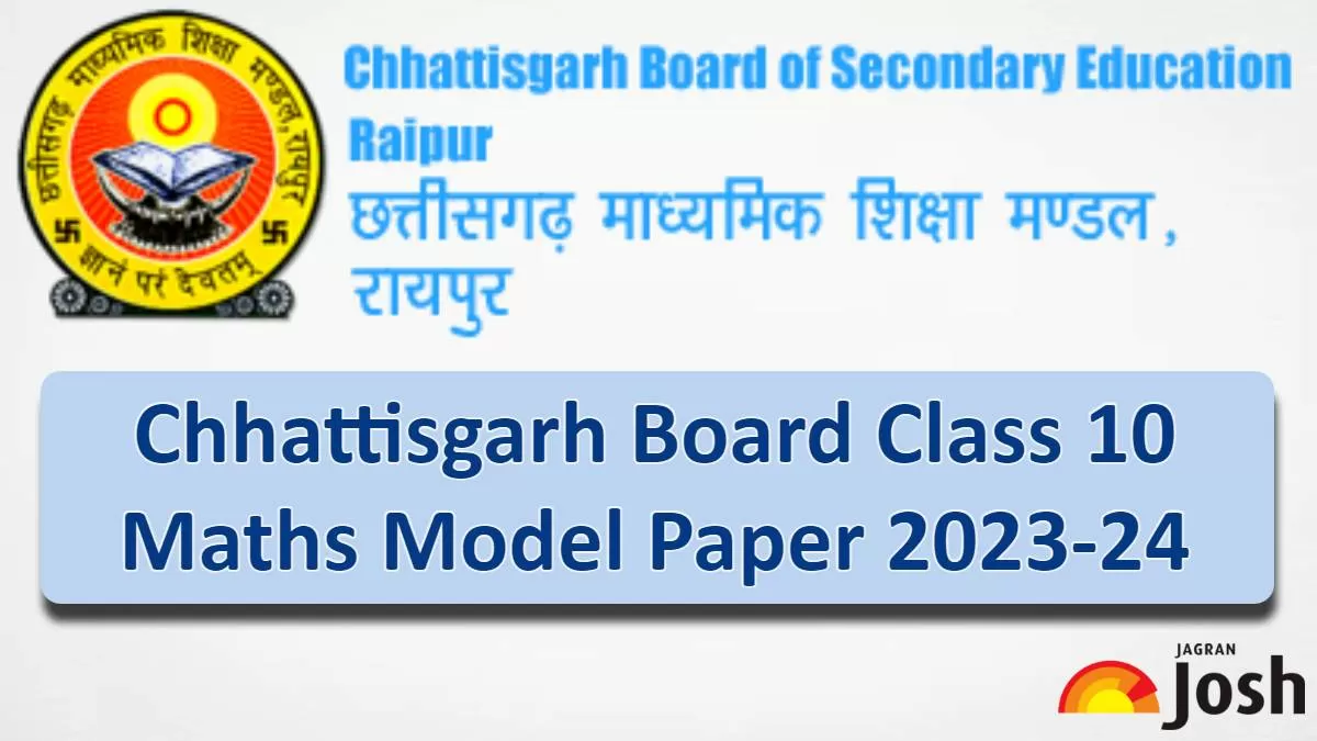 Get direct link to download Class 10 Maths Model paper for Chhattisgarh Board 