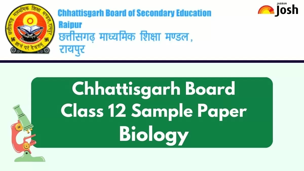 CGBSE 12th Biology Model Paper 2024: Download CG Board Class 12 Biology ...