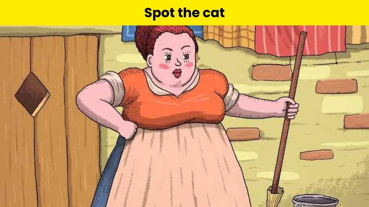 Try and see if you can spot the lady’s cat within 7 seconds. 