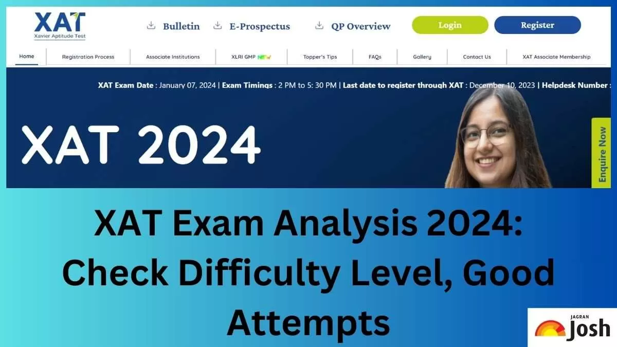 XAT 2024 Exam Analysis Check Difficulty Level, Paper Review, Good