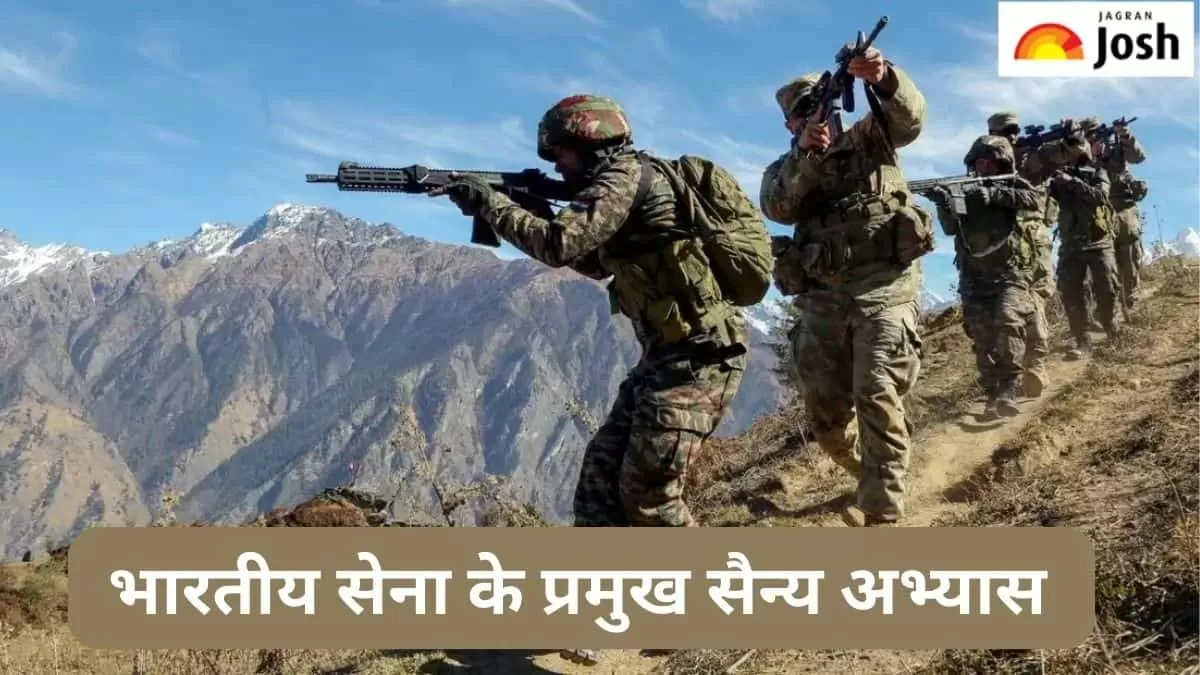 भारतीय सेना के प्रमुख सैन्य अभ्यास