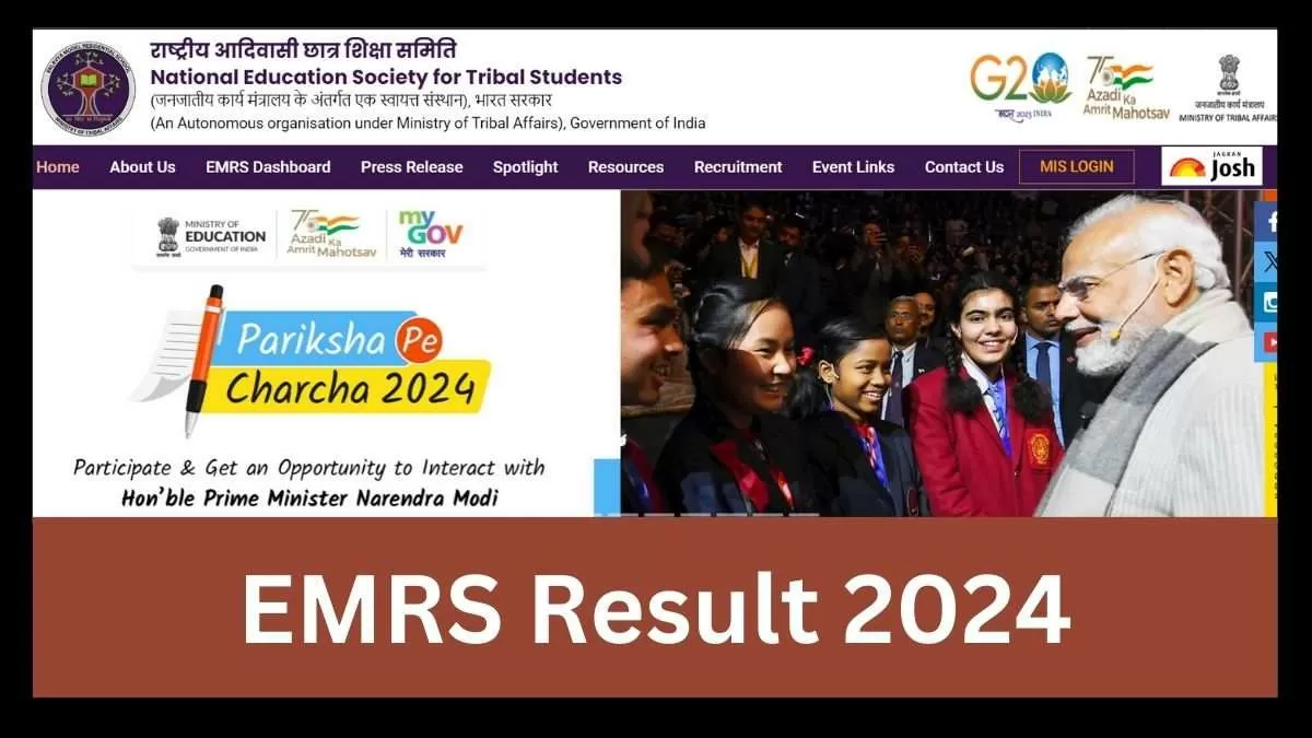 TGT, PGT, हॉस्टल वार्डन और अन्य पदों के ईएमआरएस रिजल्ट emrs.tribal.gov.in पर देख सकेंगे.